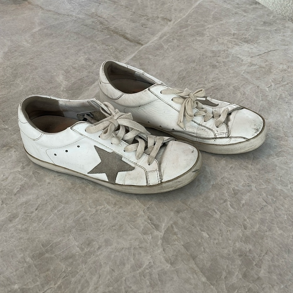 Golden Goose white sneakers